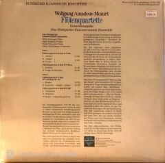 Wolfgang Amadeus Mozart Flöten Quartette LP
