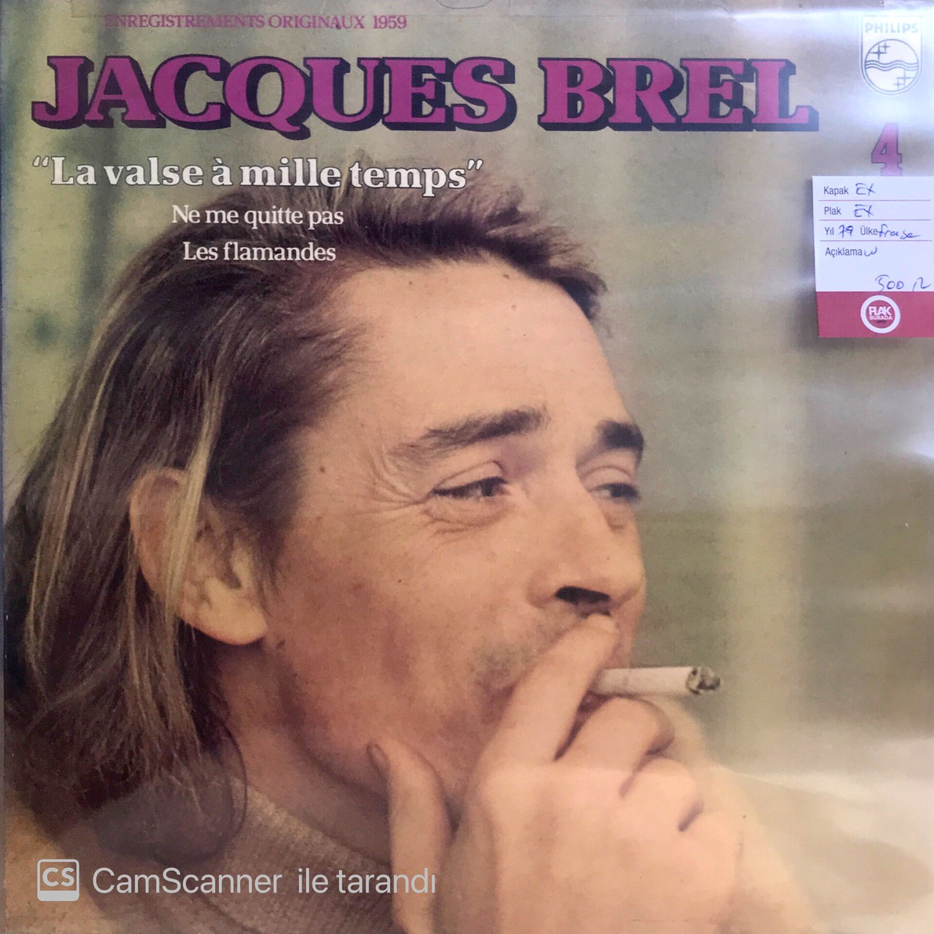 Jacques Brel 4 LP
