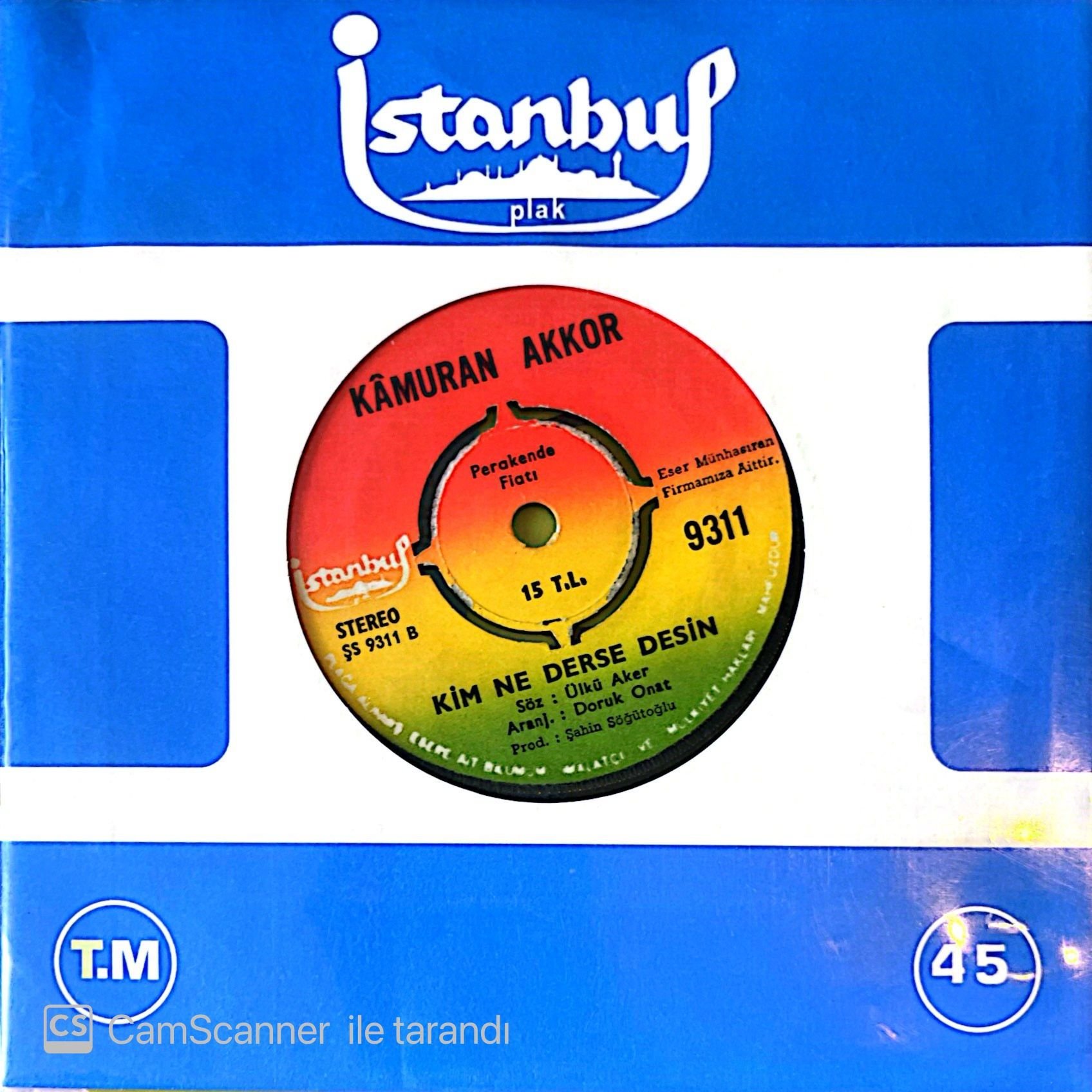 Kamuran Akkor Aman Aman 45lik