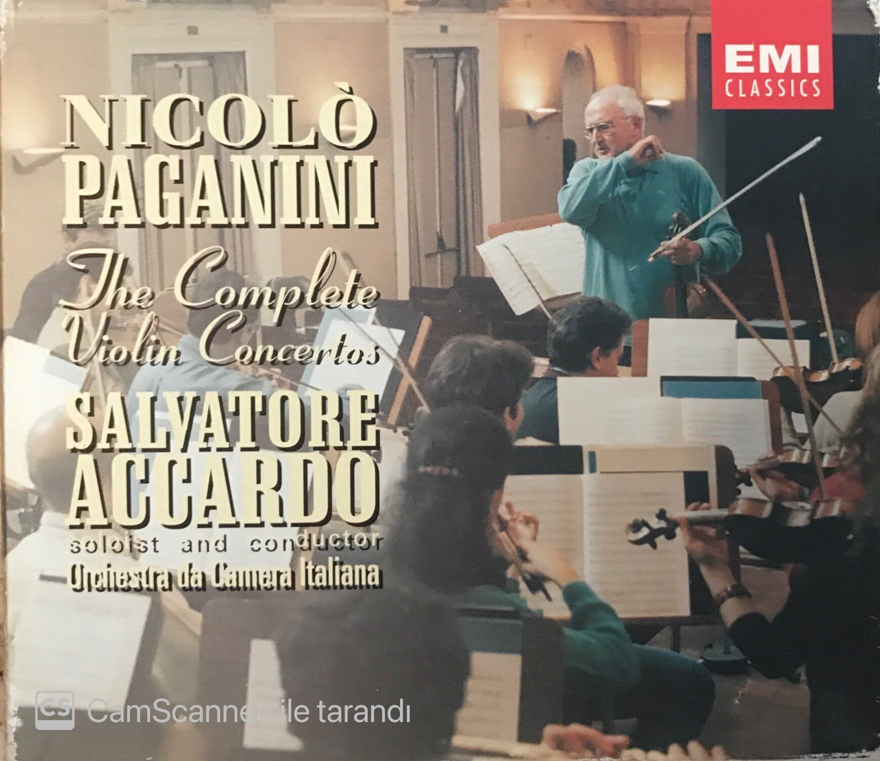 Nicolo Paganini The Complete Volin Concertos Salvatore Accardo 2 CD