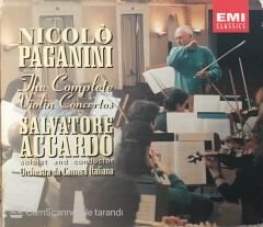 Nicolo Paganini The Complete Volin Concertos Salvatore Accardo 2 CD