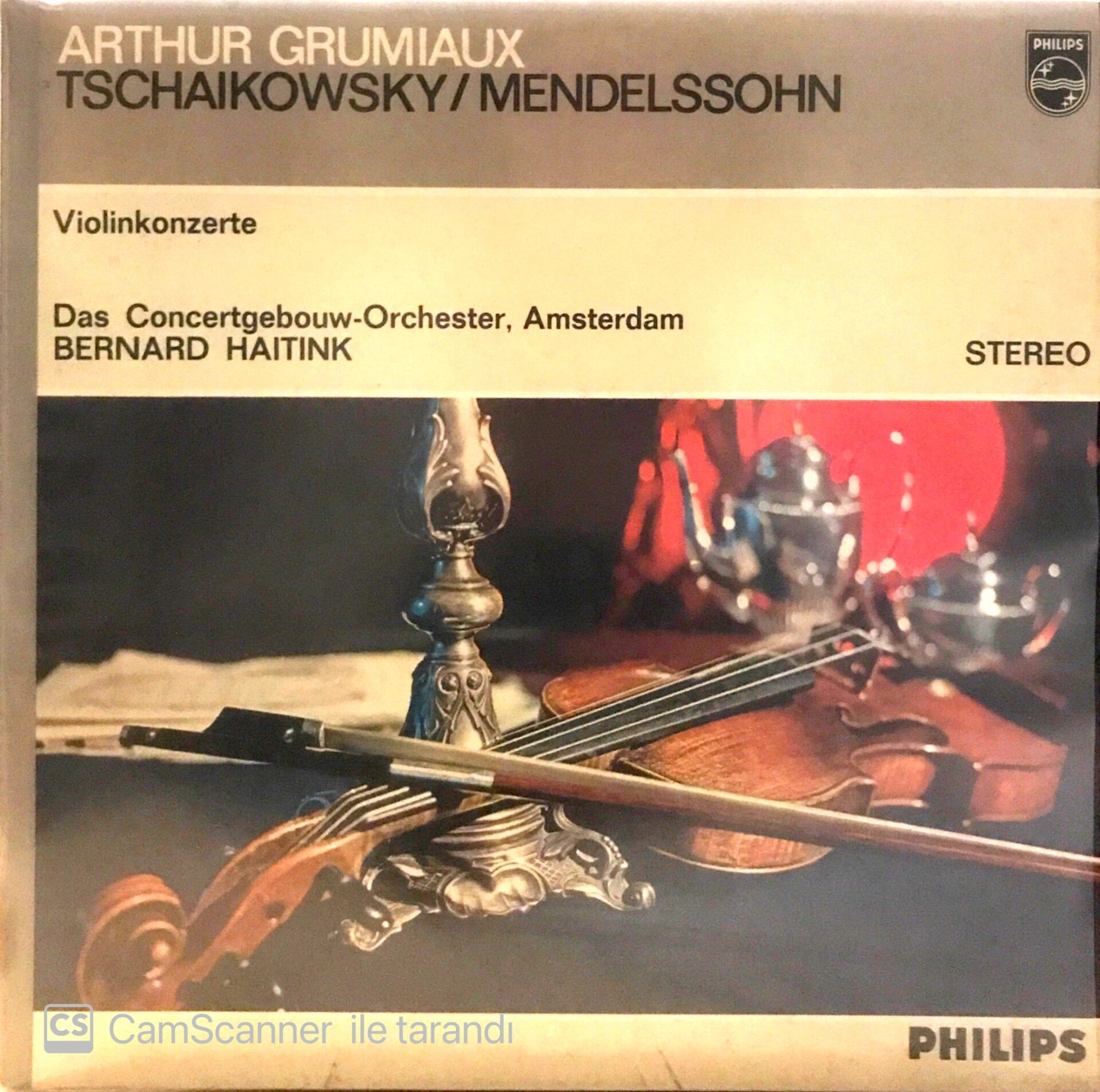Arthur Grumiaux Tchaikowsky/Mendelssohn LP