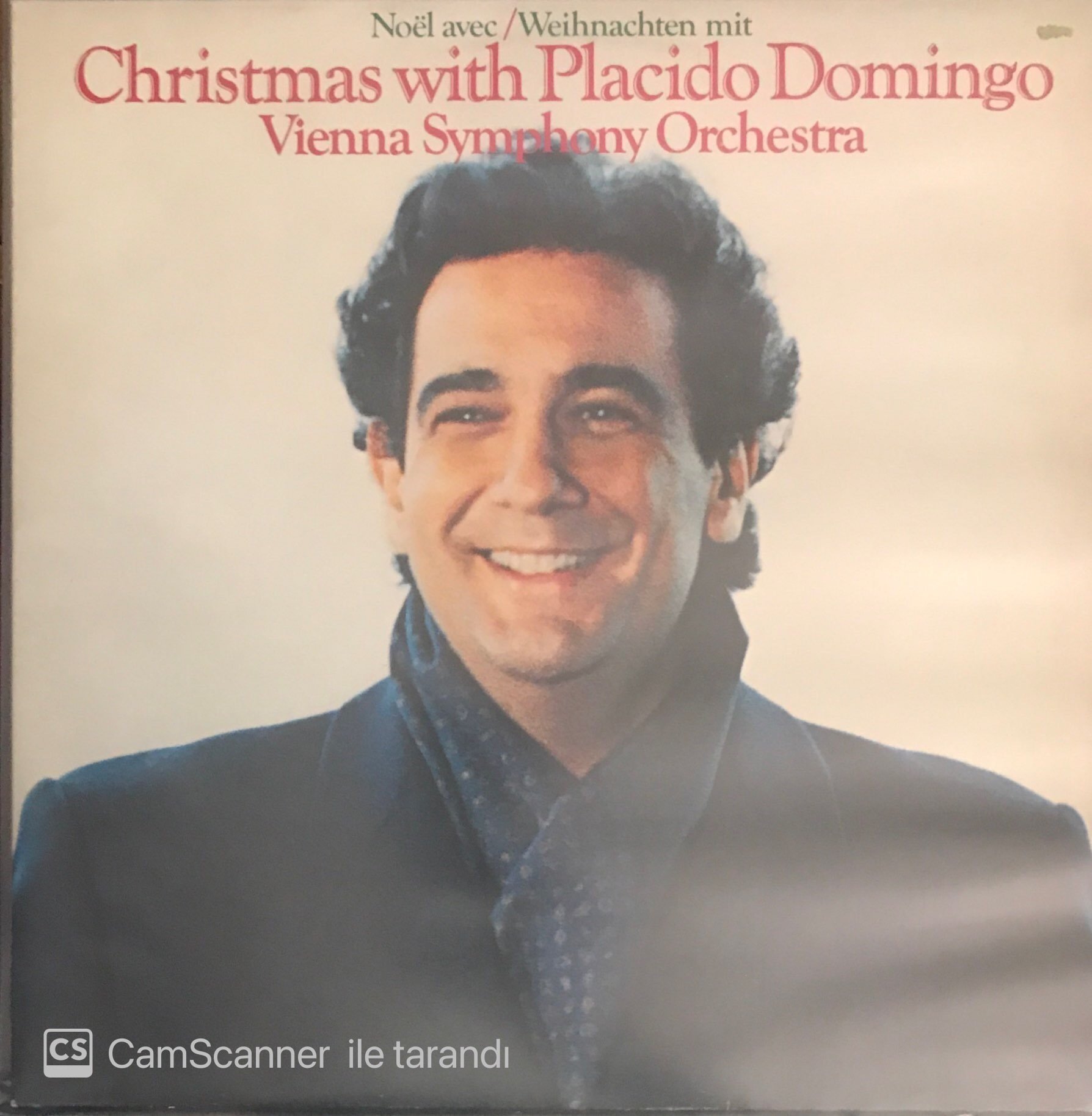 Christmas With Placido Domingo Vienna Symphony Orchestra LP