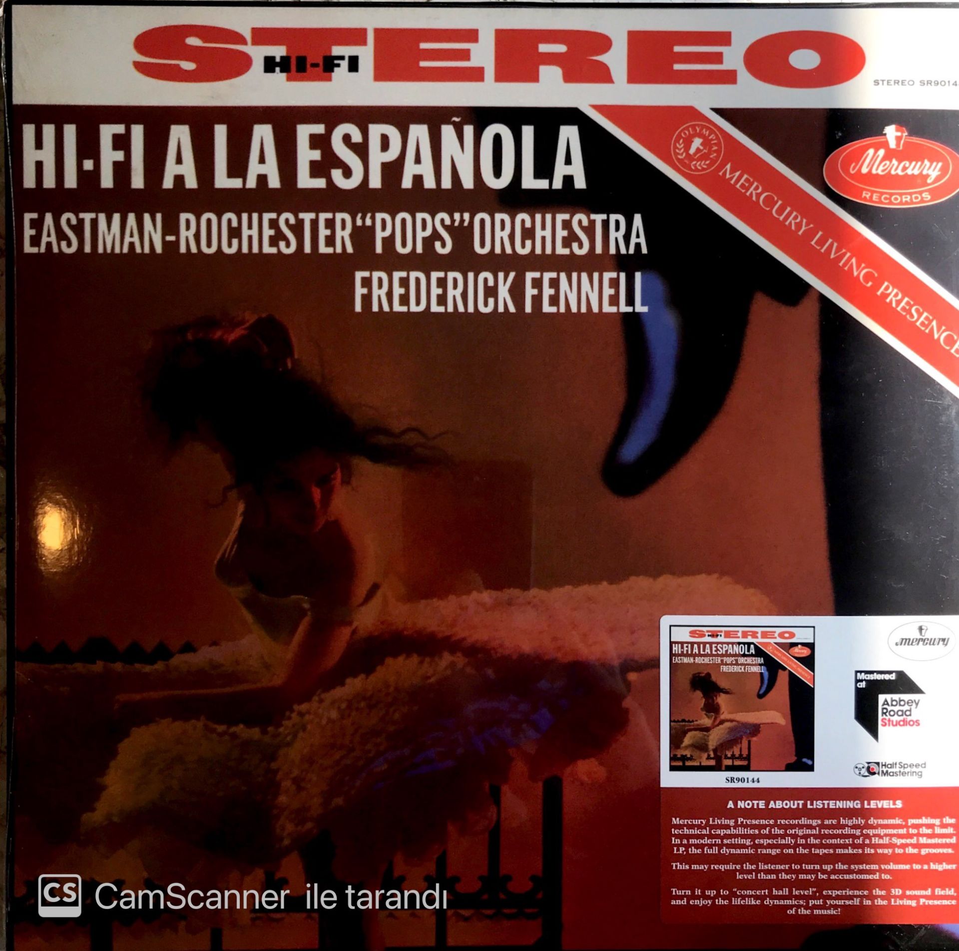 Hi-Fi a La Espanola Eastman-Rochester Pops Orchestra Frederick Fennell LP