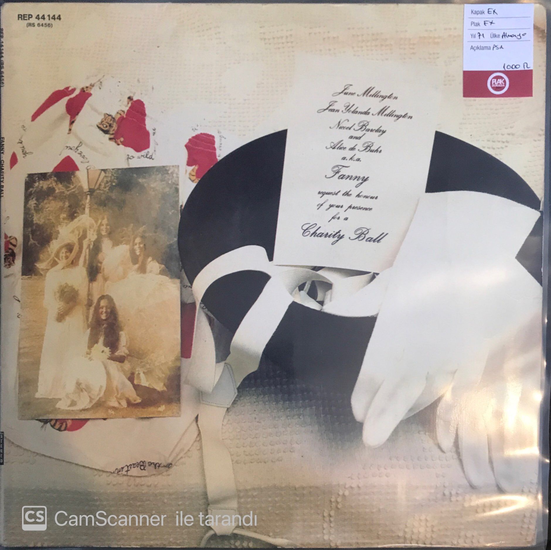 Fanny - Charity Ball LP