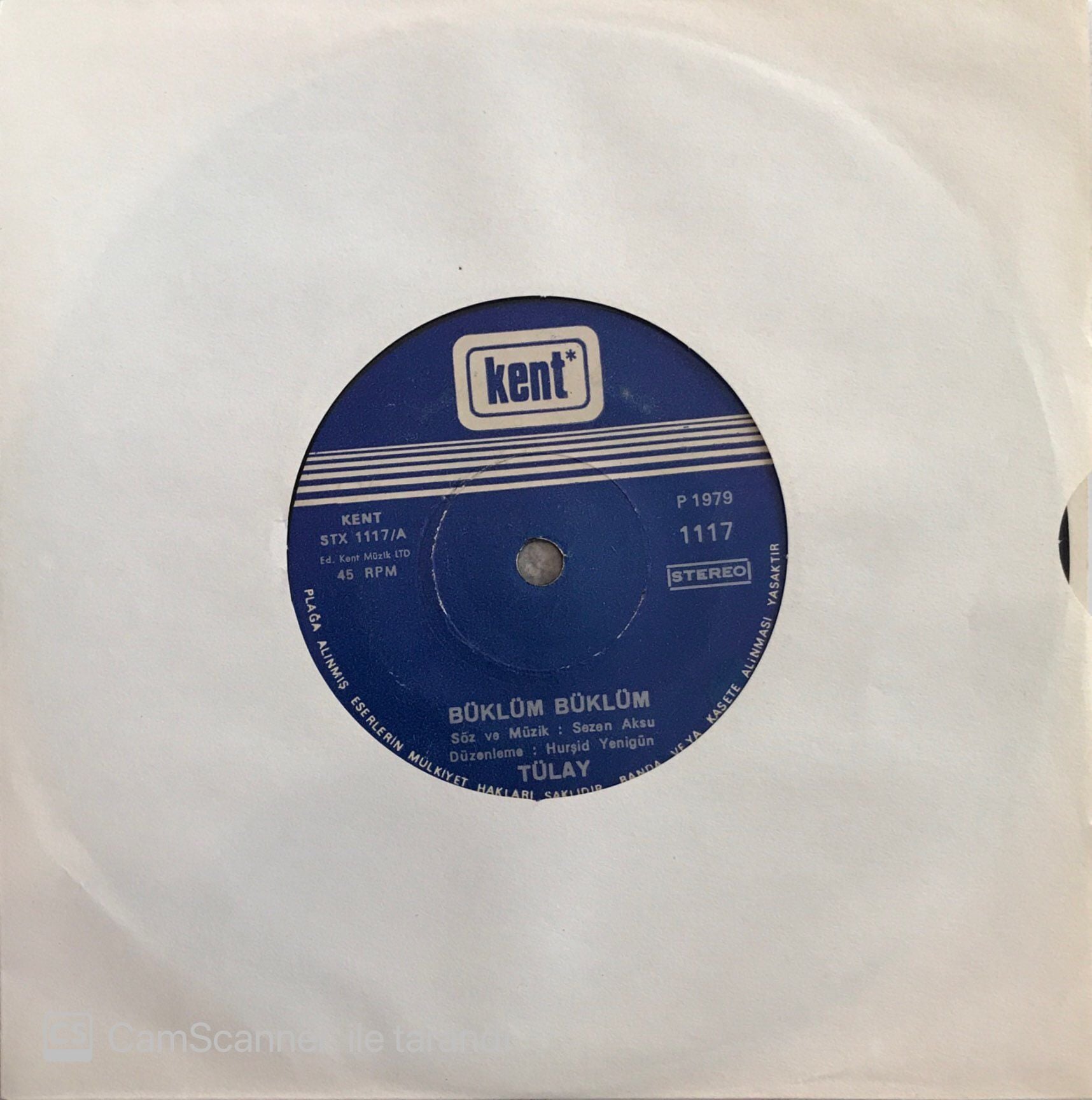 Tülay - Büklüm Büklüm 45lik