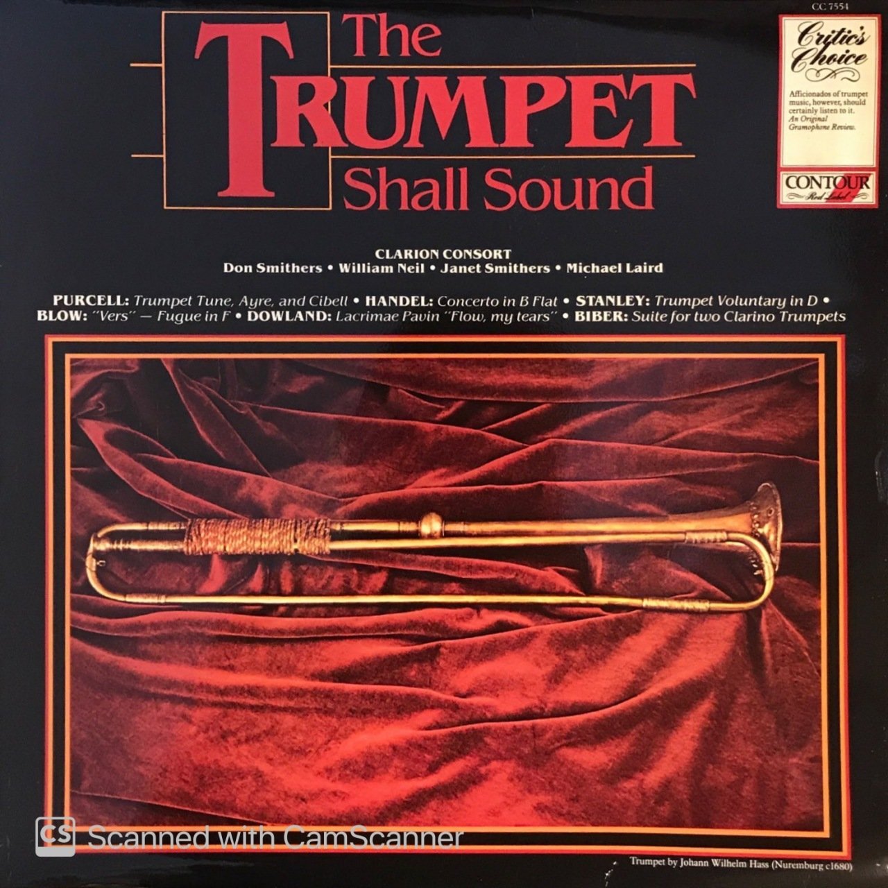 The Trumpet Shall Sound Clarion Consort LP
