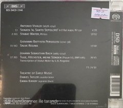 Stabat Mater Emma Kırkby Daniel Taylor Theatre Of Early Music CD