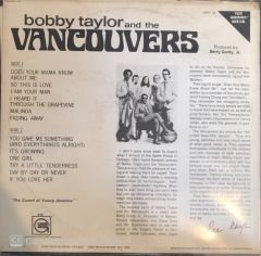 Bobby Taylor And The Vancouvers - Bobby Taylor And The Vancouvers LP