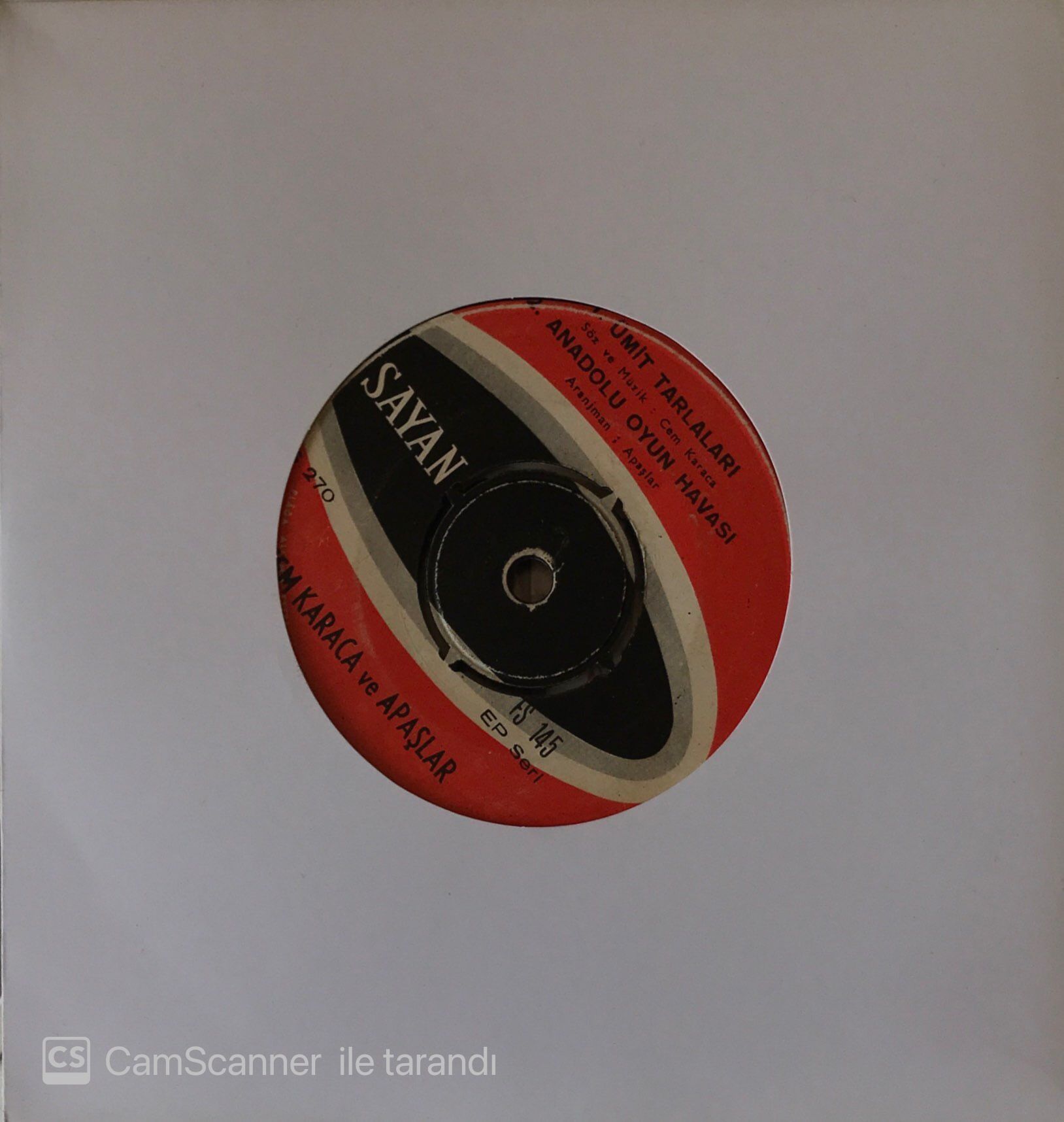 Cem Karaca Apaşlar - Ümit Tarlaları 45lik