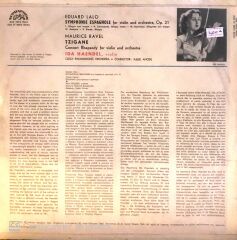Lalo Symphonie Espagnole Ravel Tzigane LP