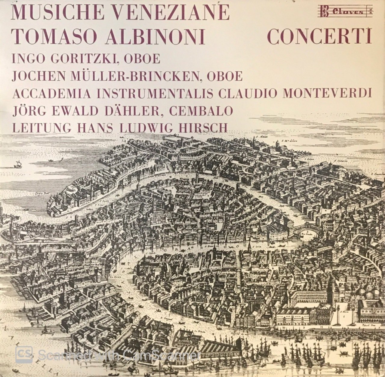 Tomaso Albinoni Musiche Veneziane Concerti LP