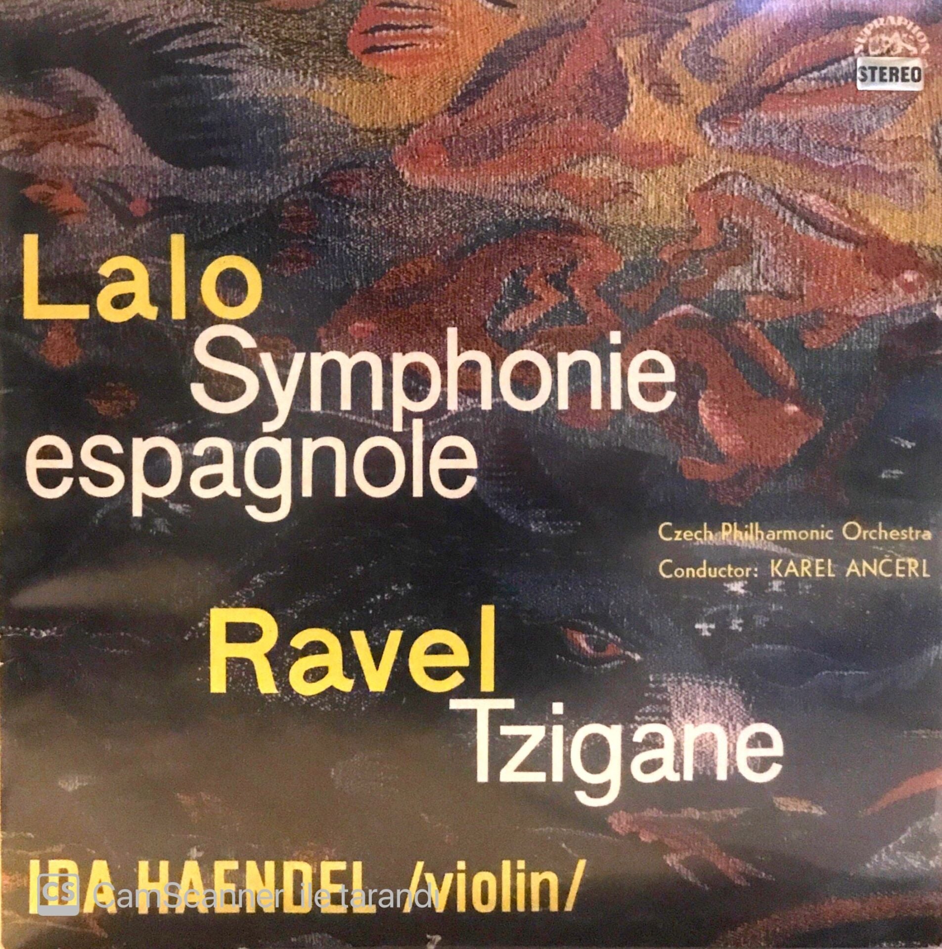 Lalo Symphonie Espagnole Ravel Tzigane LP
