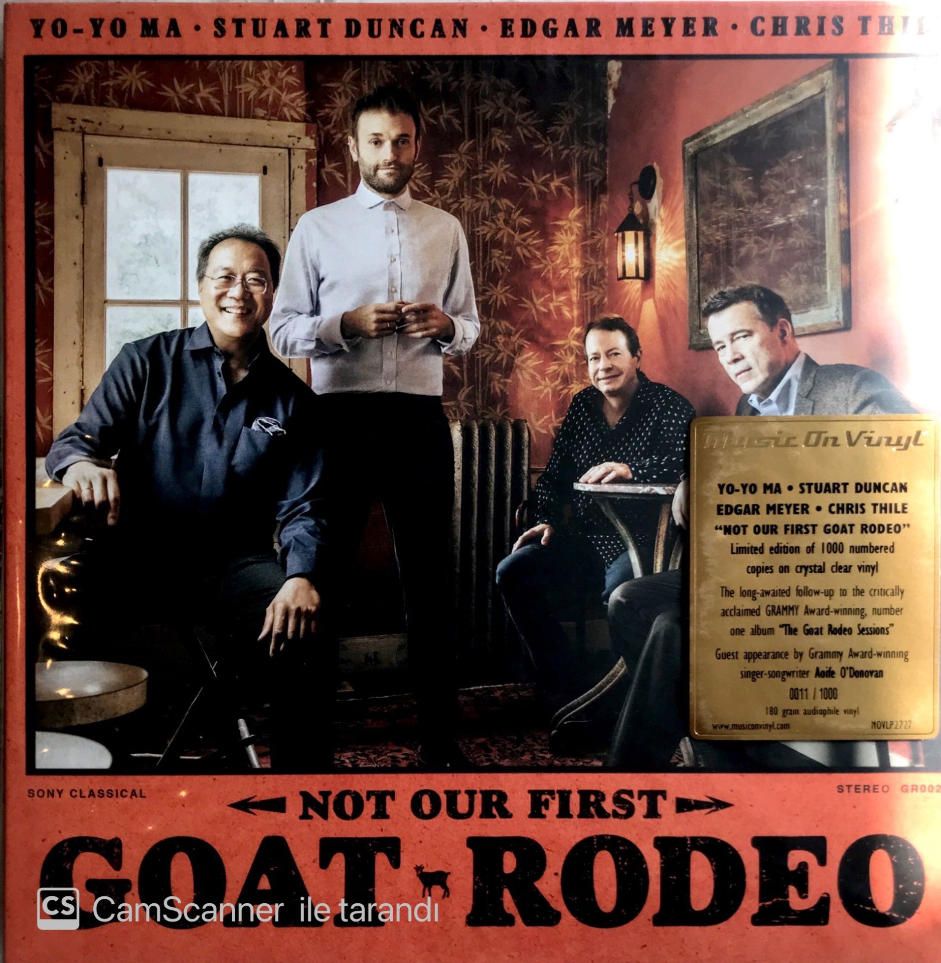 Yo-Yo Ma - Stuart Duncan Edgar Meyer Chris Thile  - Not our First Goat Rodeo LP