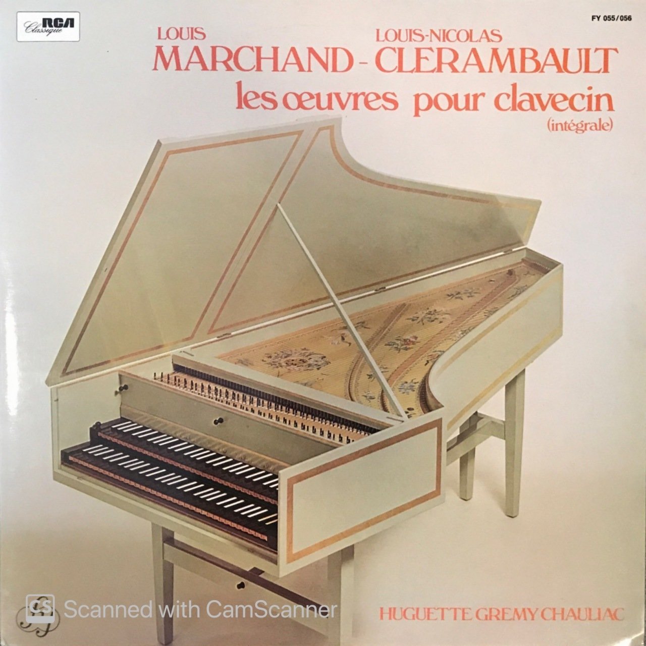 Huguette Gremy - Chauliac Louis Marchand - Louis/Nicholas Clerambault Double LP