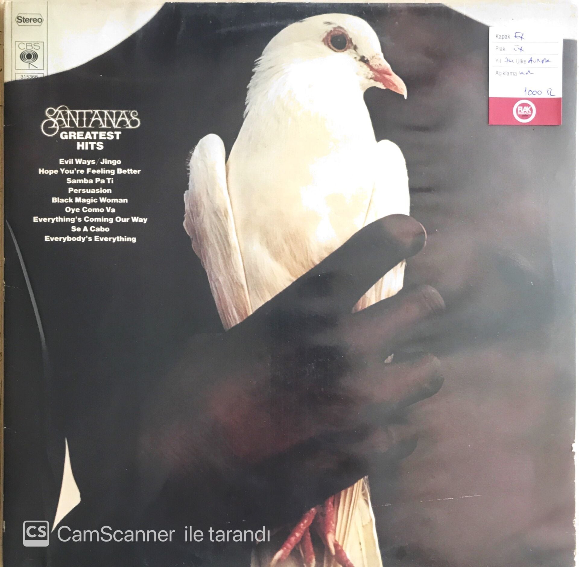 Santana's Greatest Hits - LP