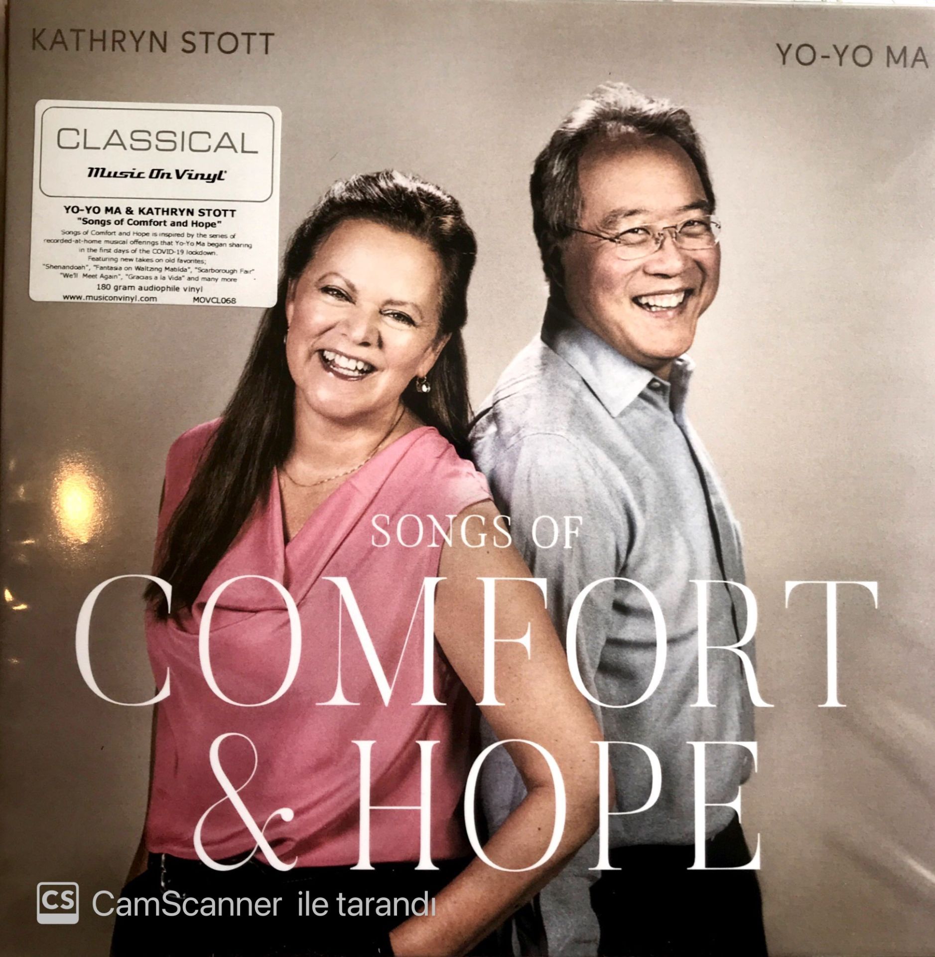 Kathryn Stott Yo-Yo MA Songs of Comfort & Hope LP