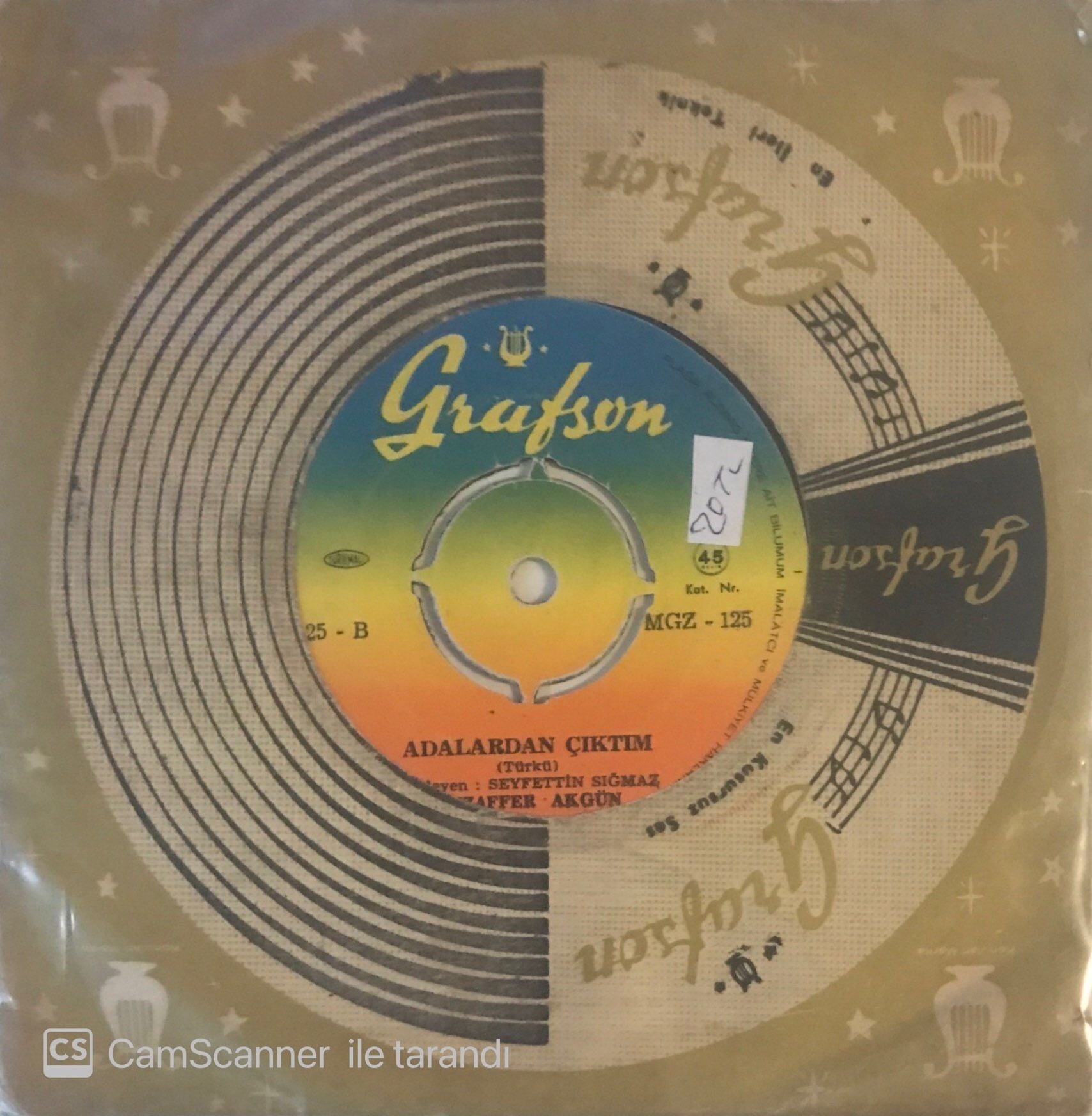 Muzaffer Akgün Adalardan Çıktım 45lik