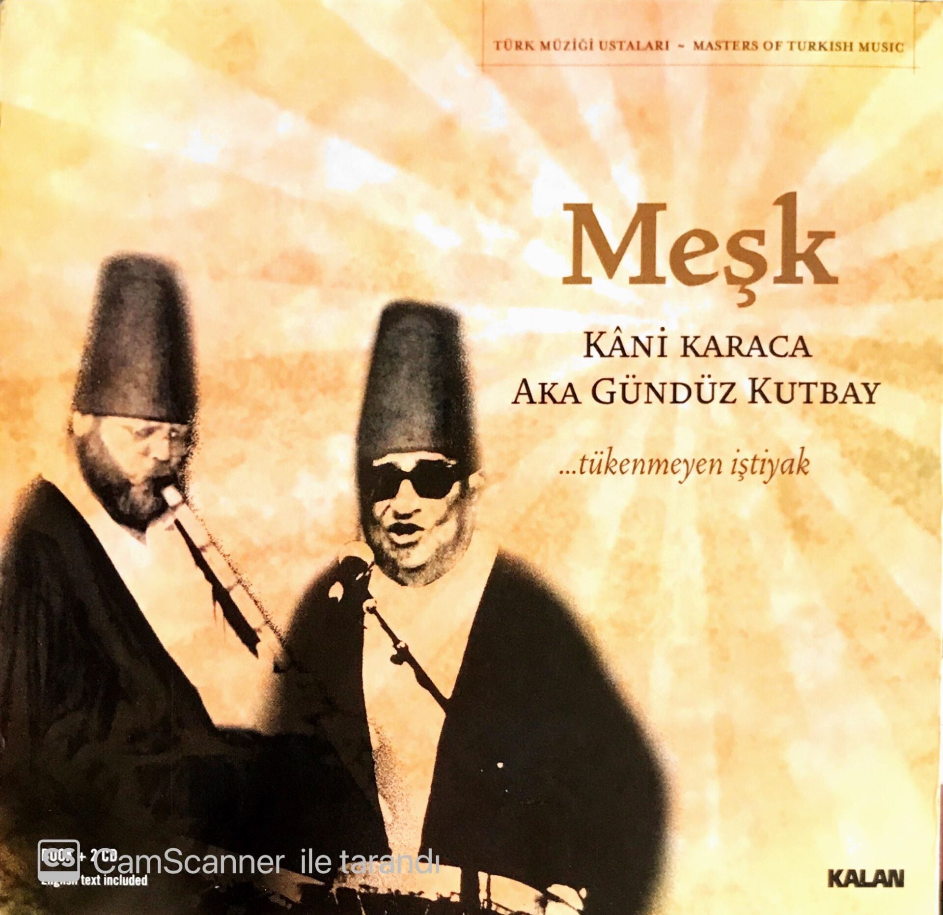 Kani Karaca & Aka Gündüz Kutbay - Meşk - CD