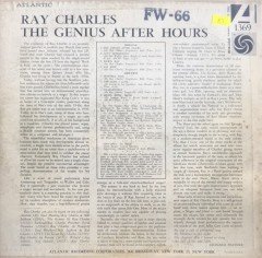 The Genius After Hours Ray Charles LP