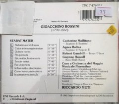 Rossini Stabat Mater Ricardo Muti CD
