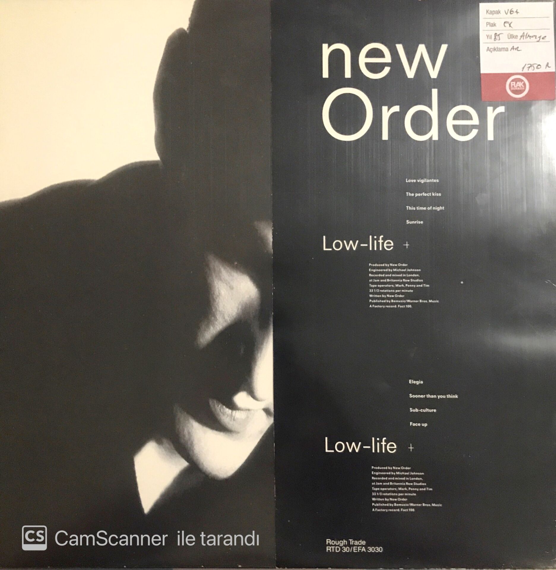 New Order - Low-Life LP