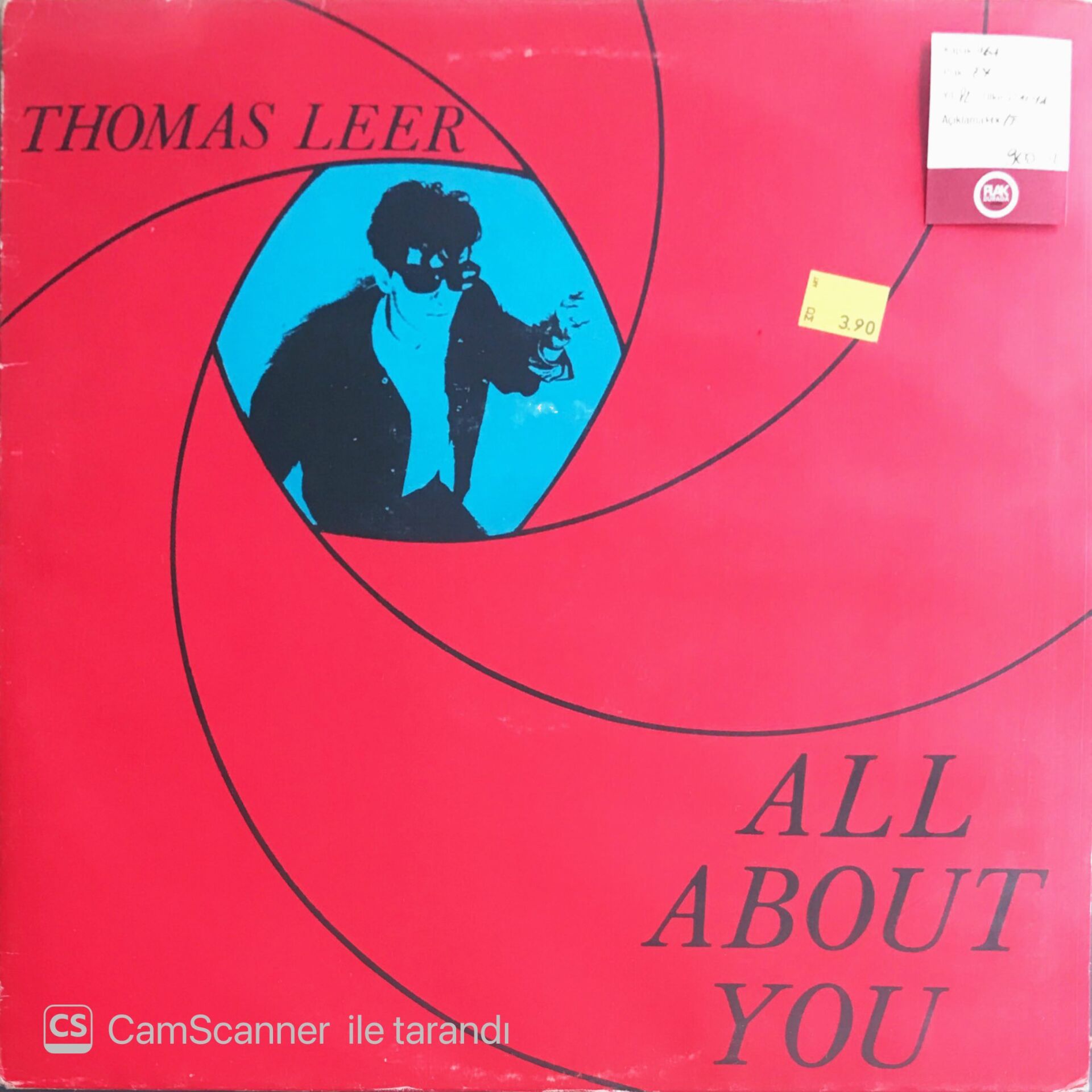 Thomas Leer - All About You (Maxi Single)- LP