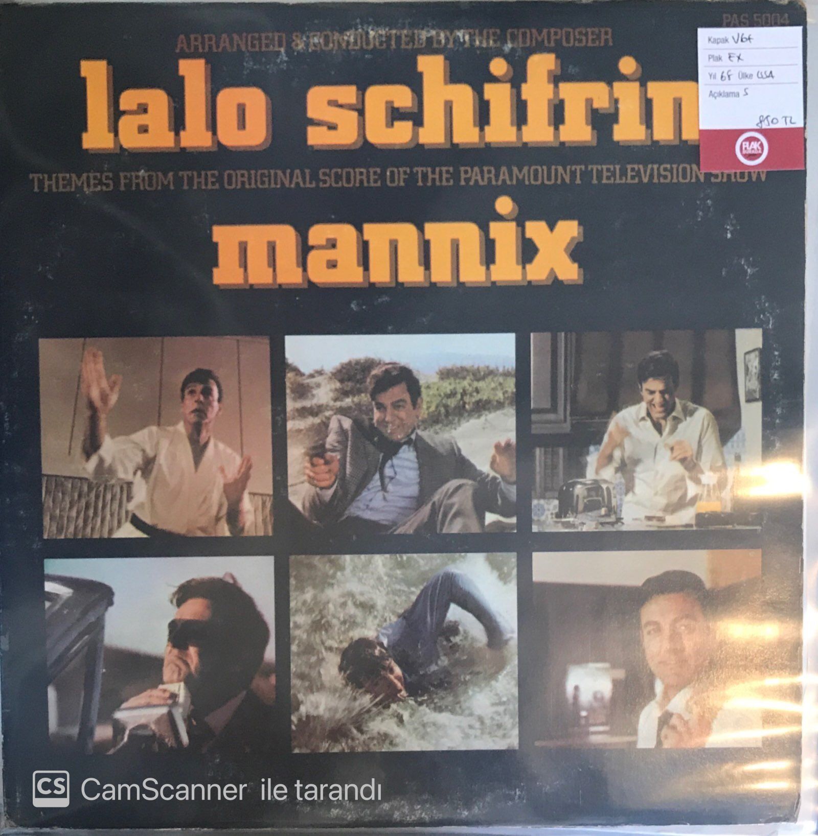 Lalo Schifrin - Mannix  Soundtrack LP