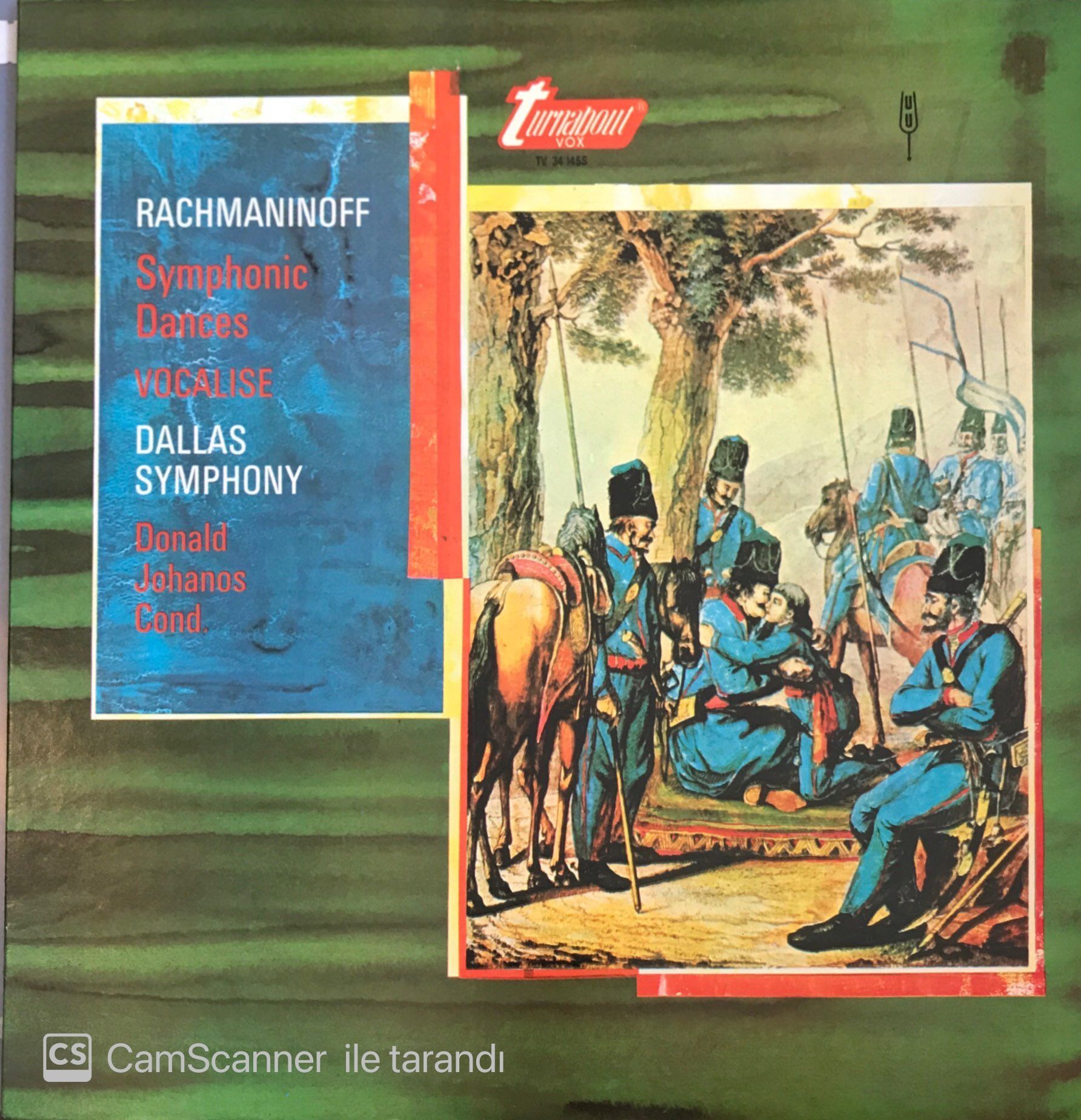 Rachmaninoff Symphonic Dances Vocalise Dallas Symphony LP