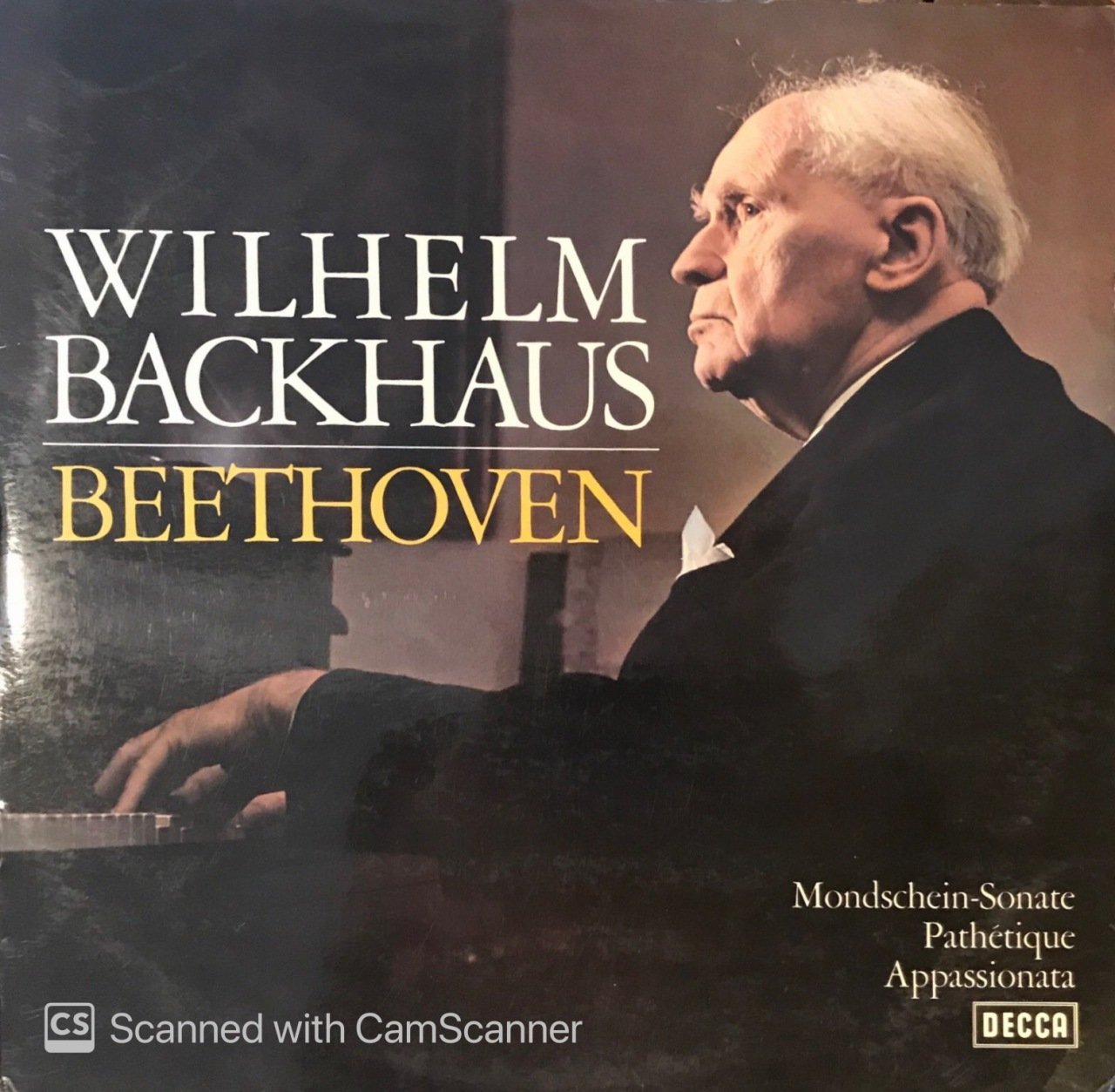 Wilhelm Backhaus Beethoven LP