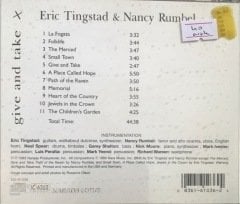 Eric Tingstad Nancy Rumbel Give And Take CD
