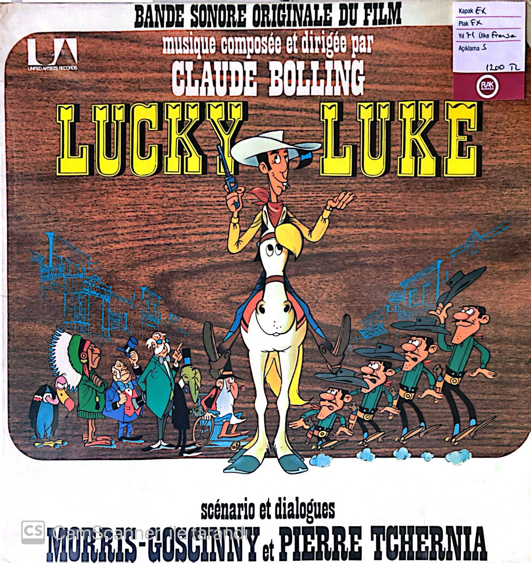 Lucky Luke Soundtrack LP