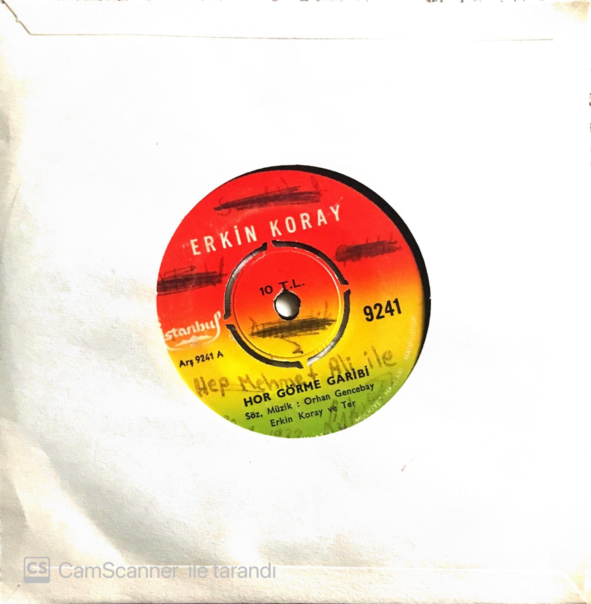 Erkin Koray - Züleyha/Hor Görme Garibi - 45'lik