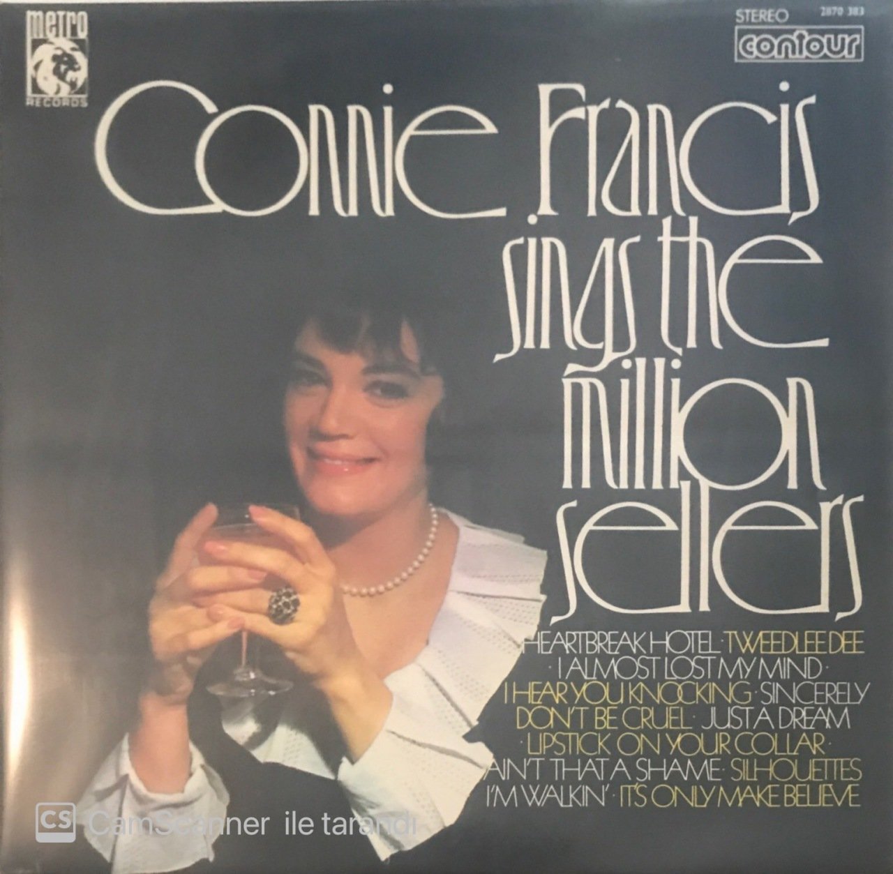 Connie Francis Sings The Millon Sellers LP