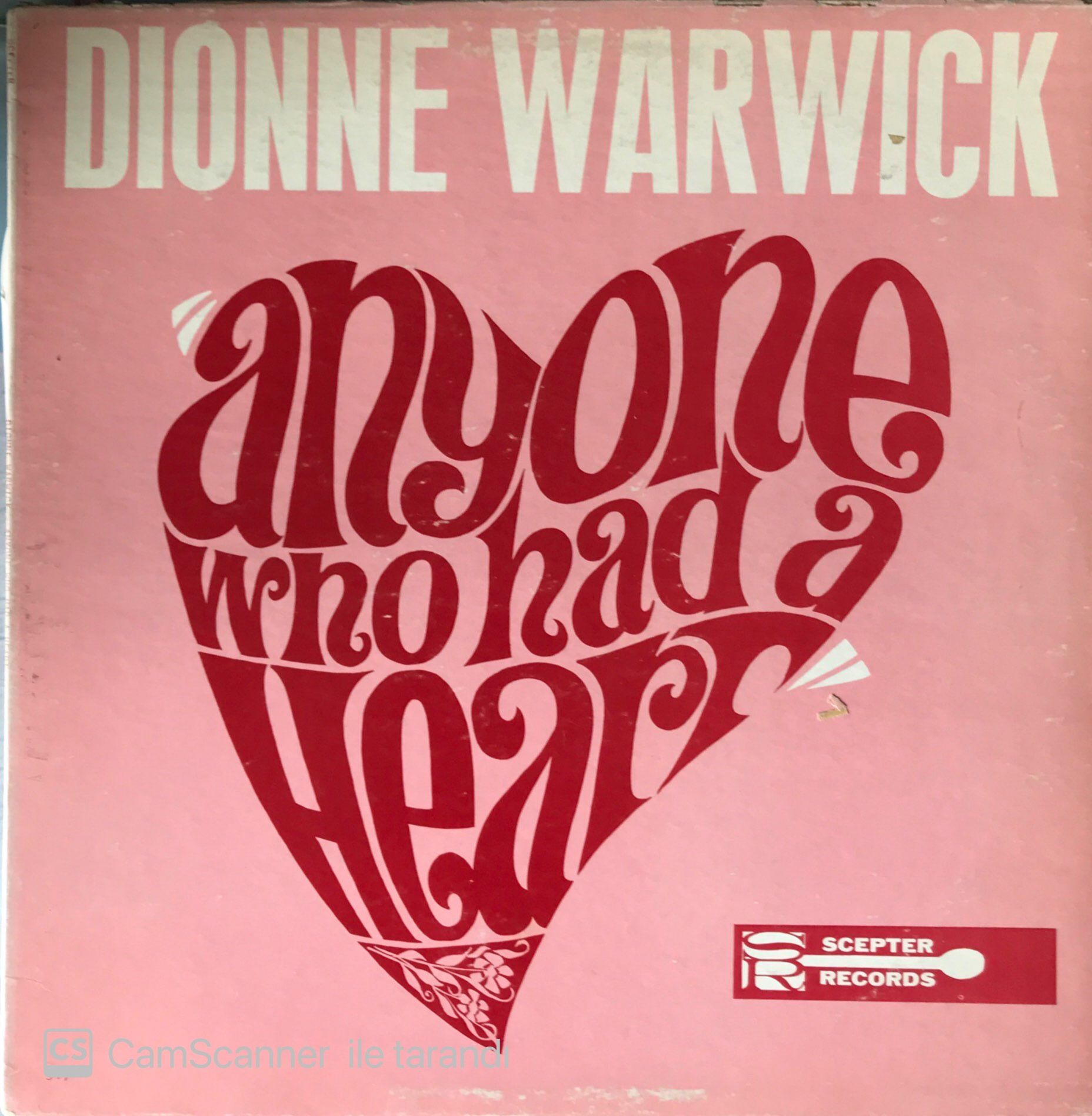 Dionne Warwick - Anyone Who Had A Heart LP