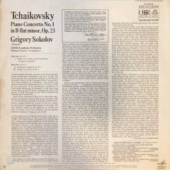 Tchaikovsky Concerto No.1 In B Flat Minor Op.23 LP