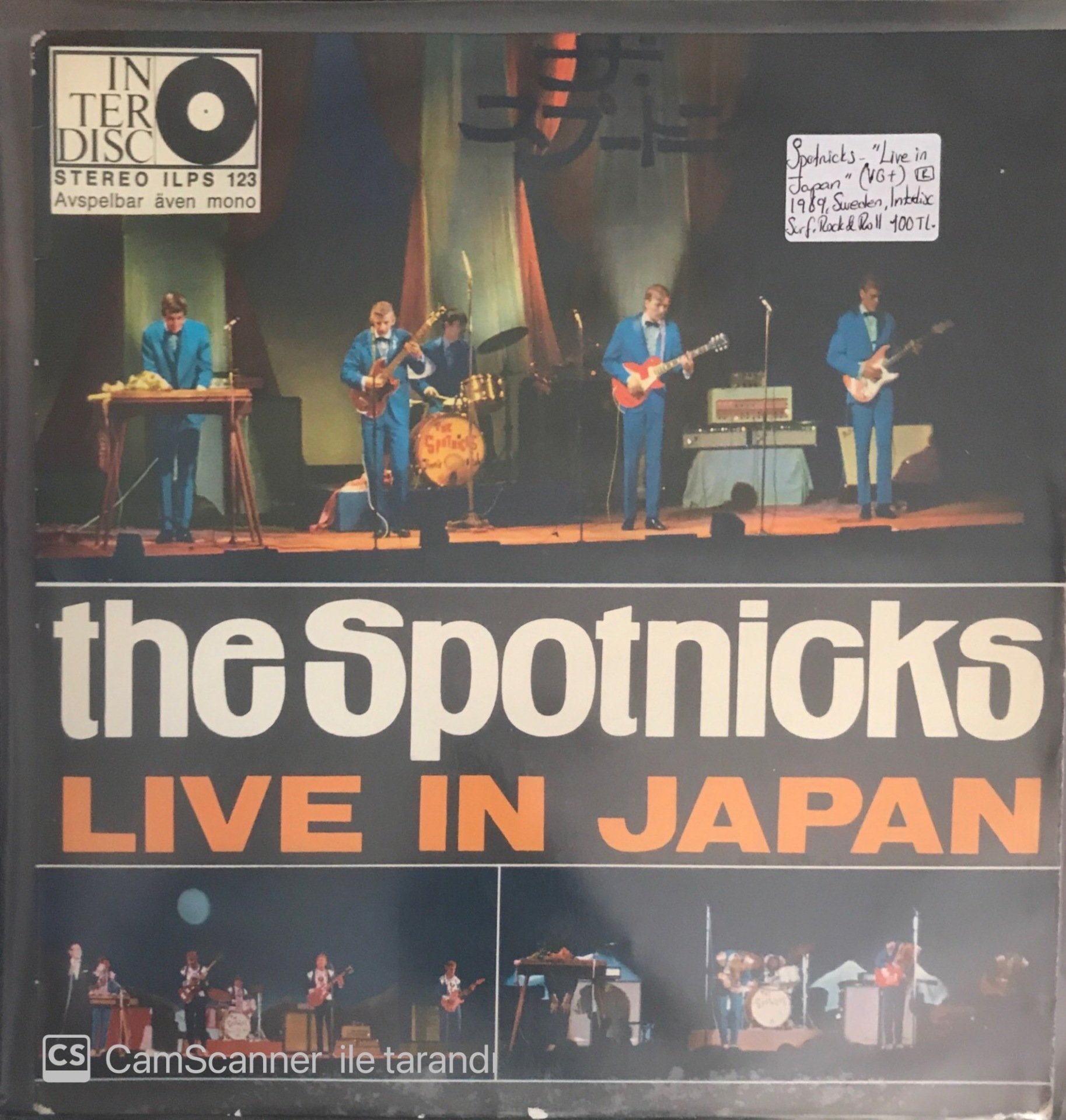 The Spotnicks Live In Japan LP