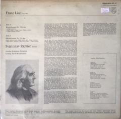 Liszt Piano Concertos Nos.1 and 2 Sviatoslav Richter London Symphony Orchestra LP