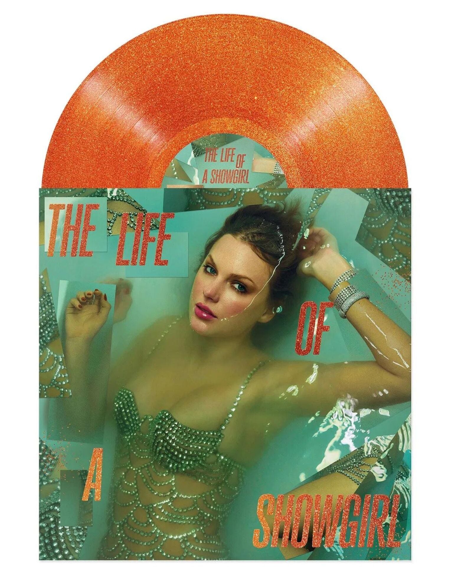 Taylor Swift - The Life Of A Showgirl (Renkli Plak Orange Glitter ) LP