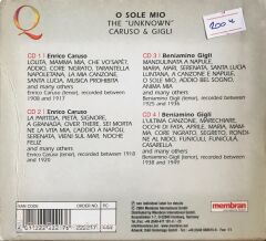 O Sole Mio - The ''Unknown'' Caruso & Gigli - 4 CD