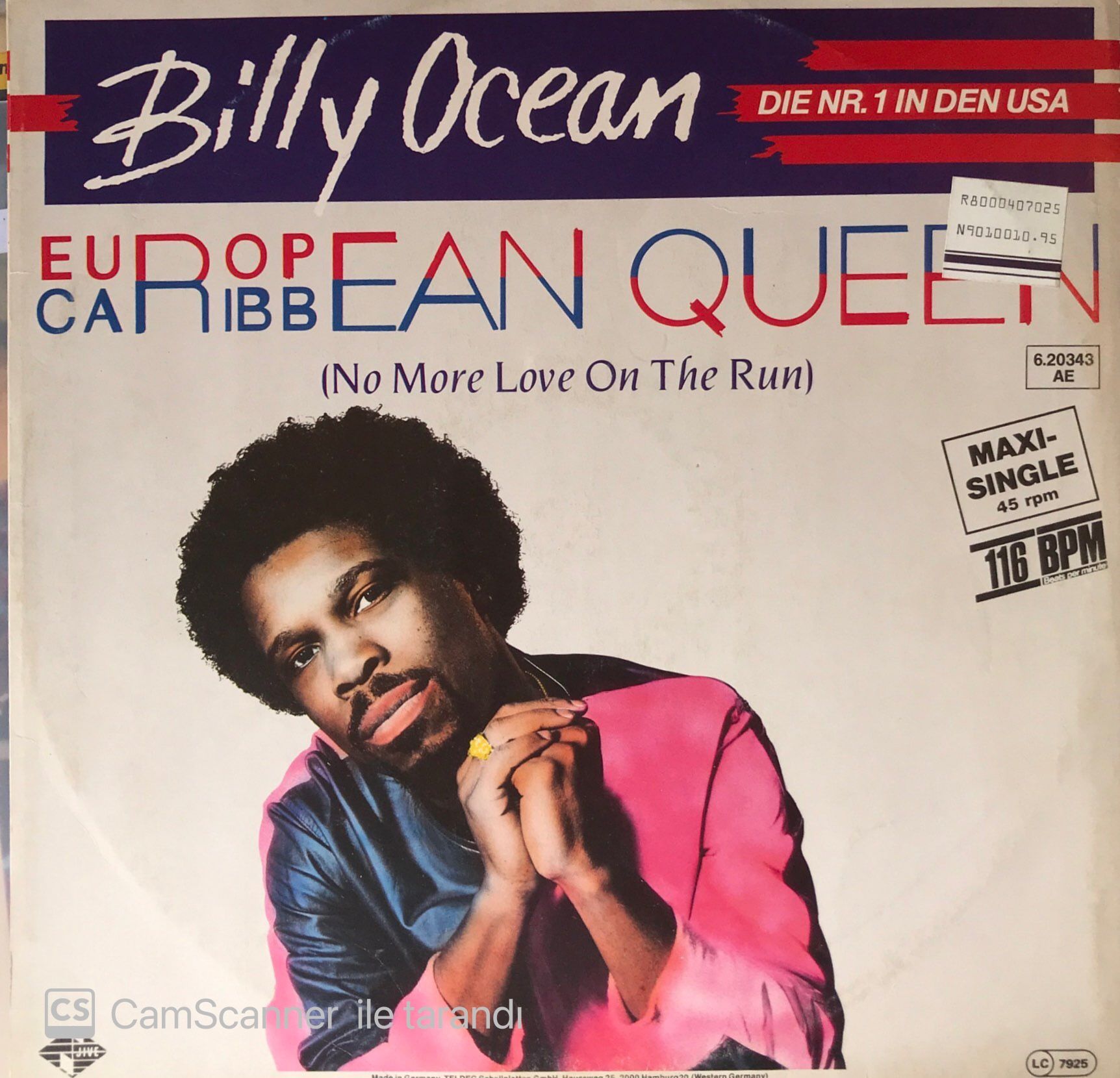 Billy Ocean - European Queen MAXİ (Renkli Plak)