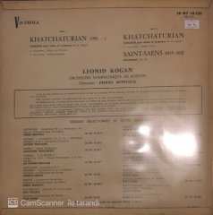 Leonid Kogan Khatchaturian Concerto Saint Saens Havanise Op.83 LP