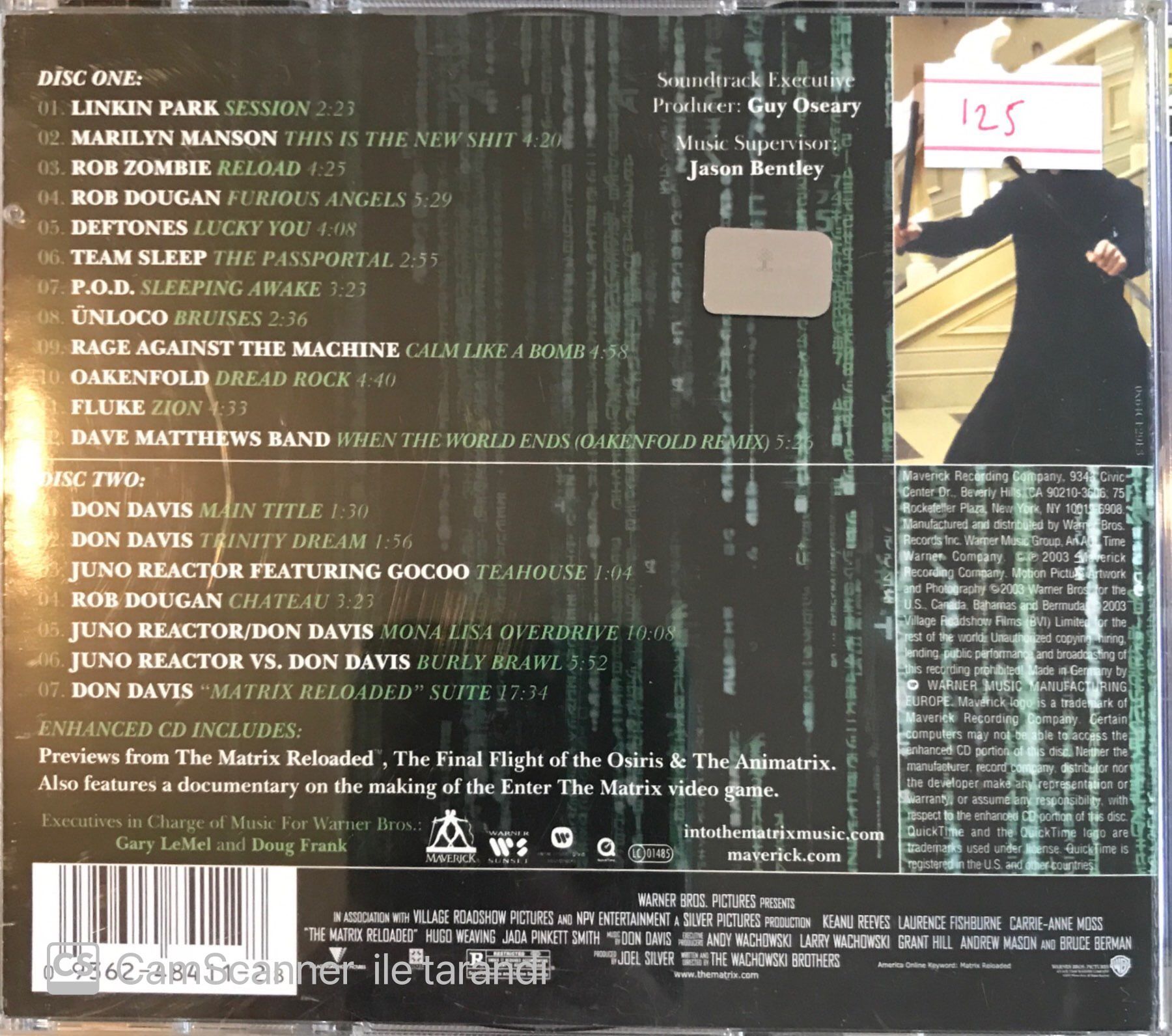 The Matrix Reloaded : The Album 2 CD Plak Satın Al