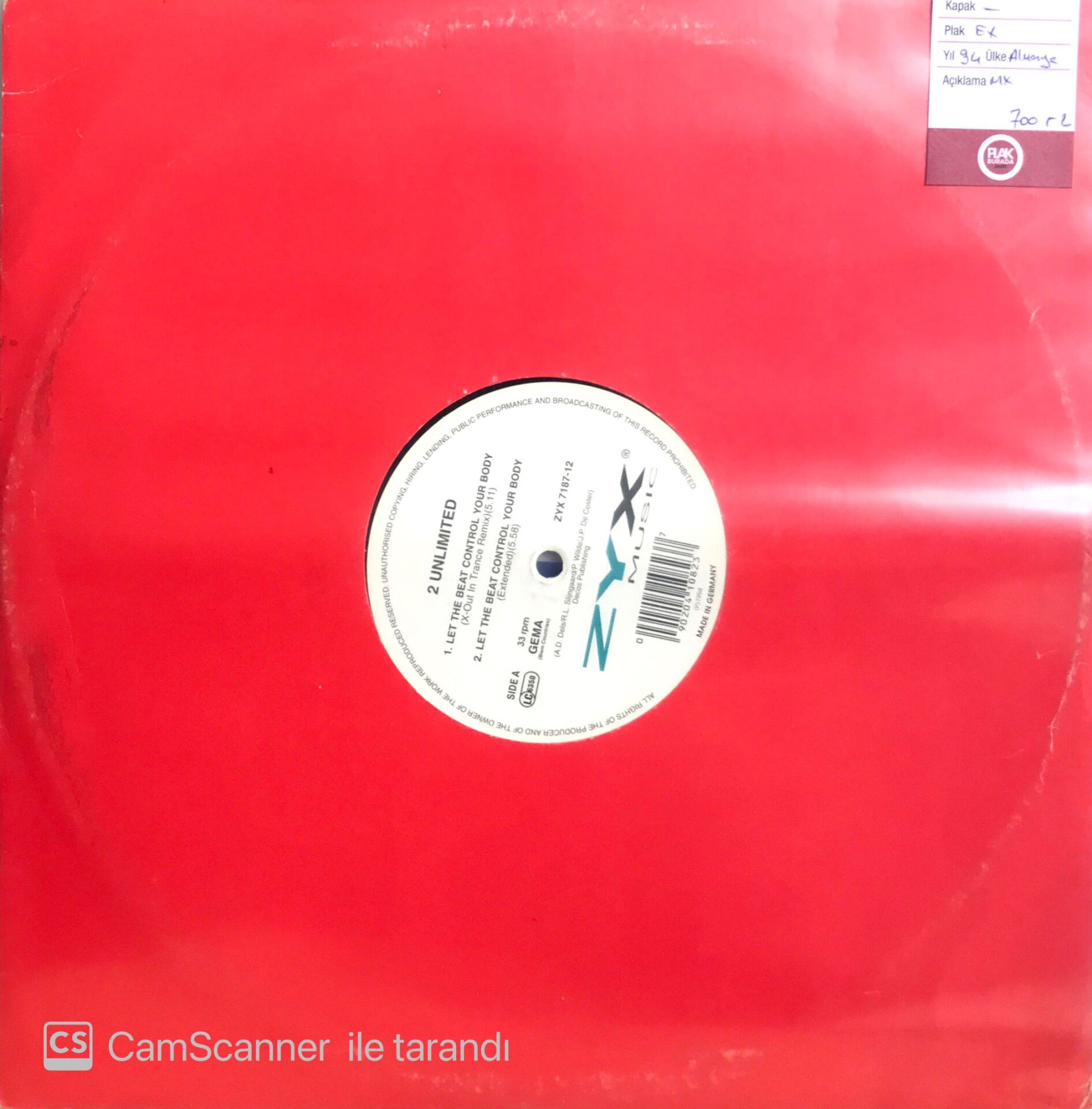 2 Unlimited LP Maxi Single