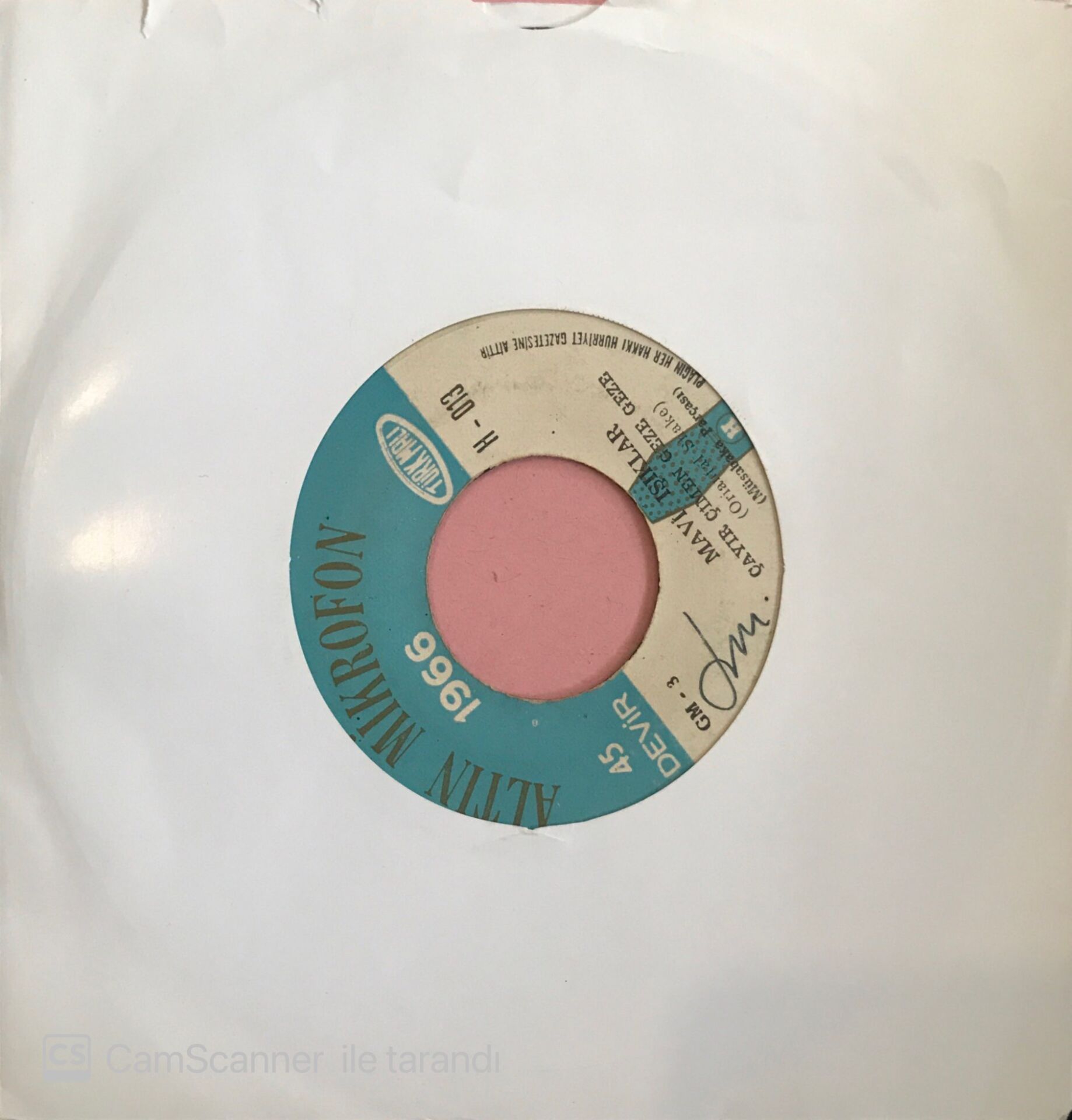 Mavi Işıklar - Çayır Çimen Geze Geze 45lik