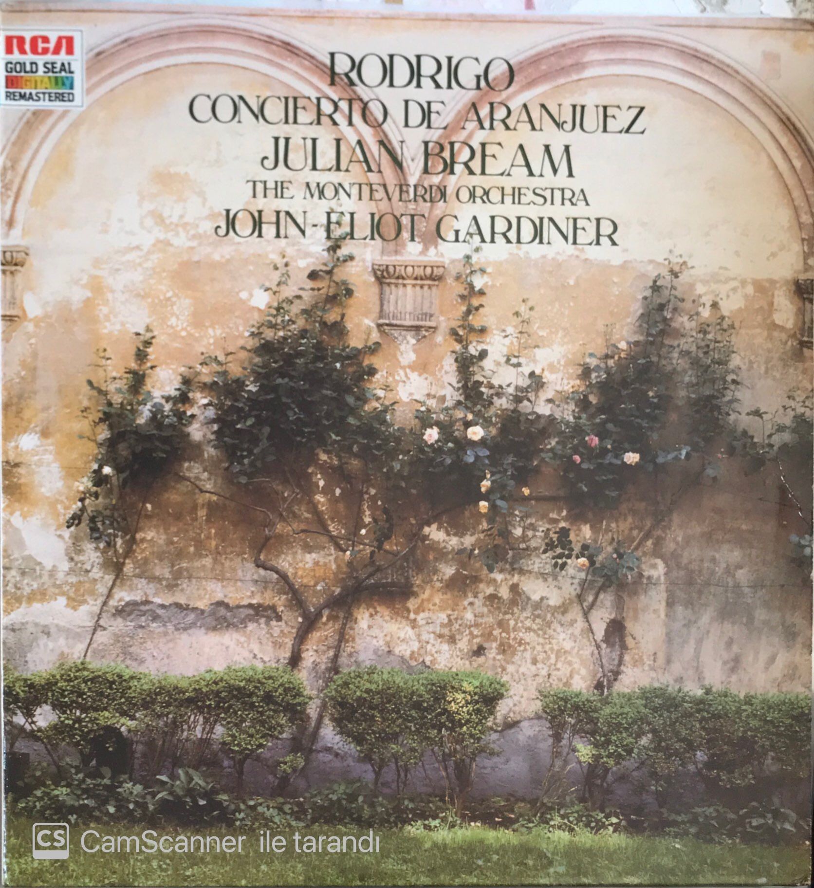 Rodrigo Concierto De Aranjuez Julion Bream The Monteverdi Orchestra John Eliot Gardiner LP