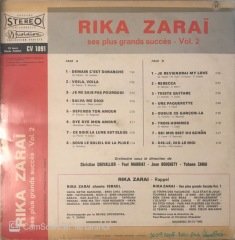 Rika Zarai Ses 16 Plus Grands Succes Vol. 2 LP