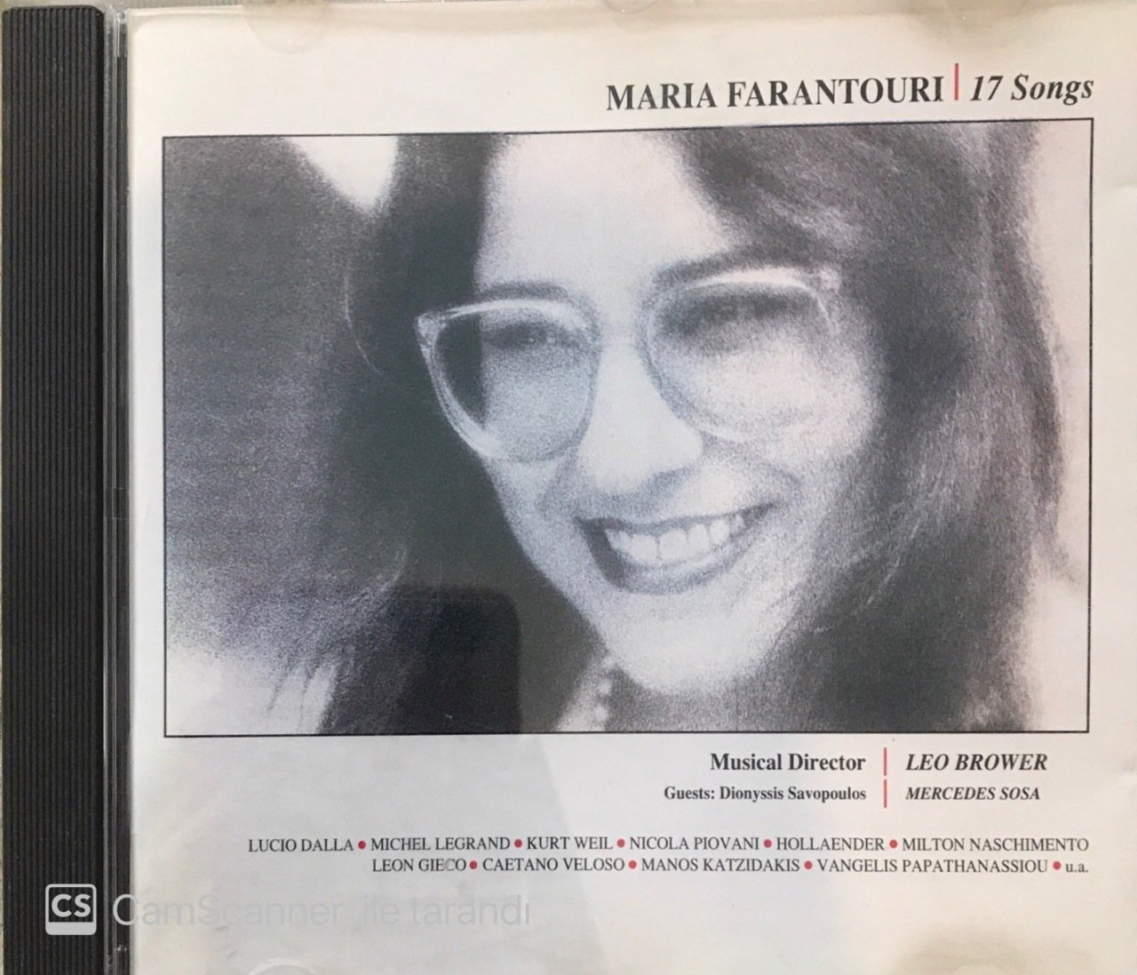 Maria Farantouri 17 Songs CD