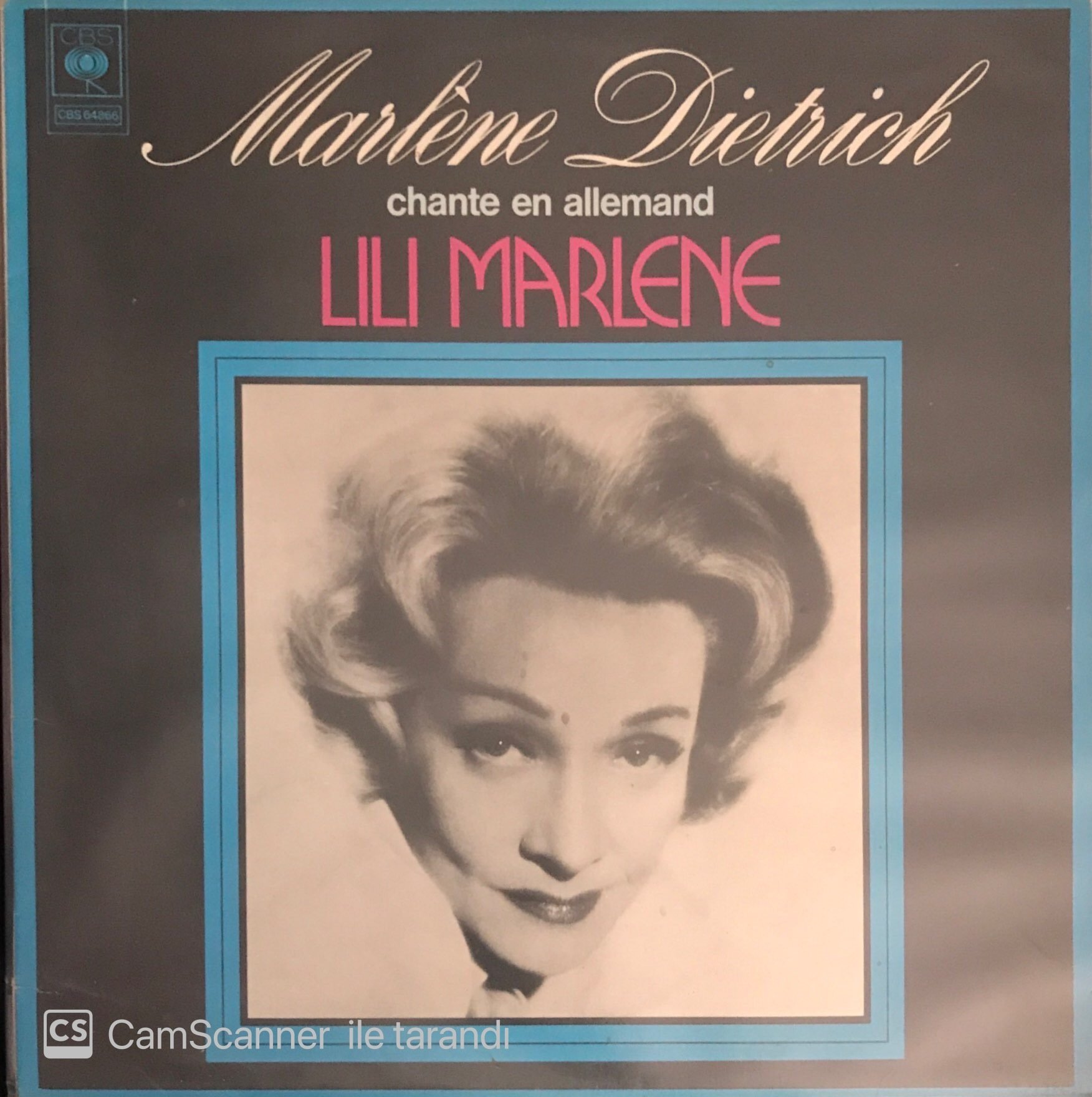 Marlene Dietrich Chante En Allemand Lili Marlene LP