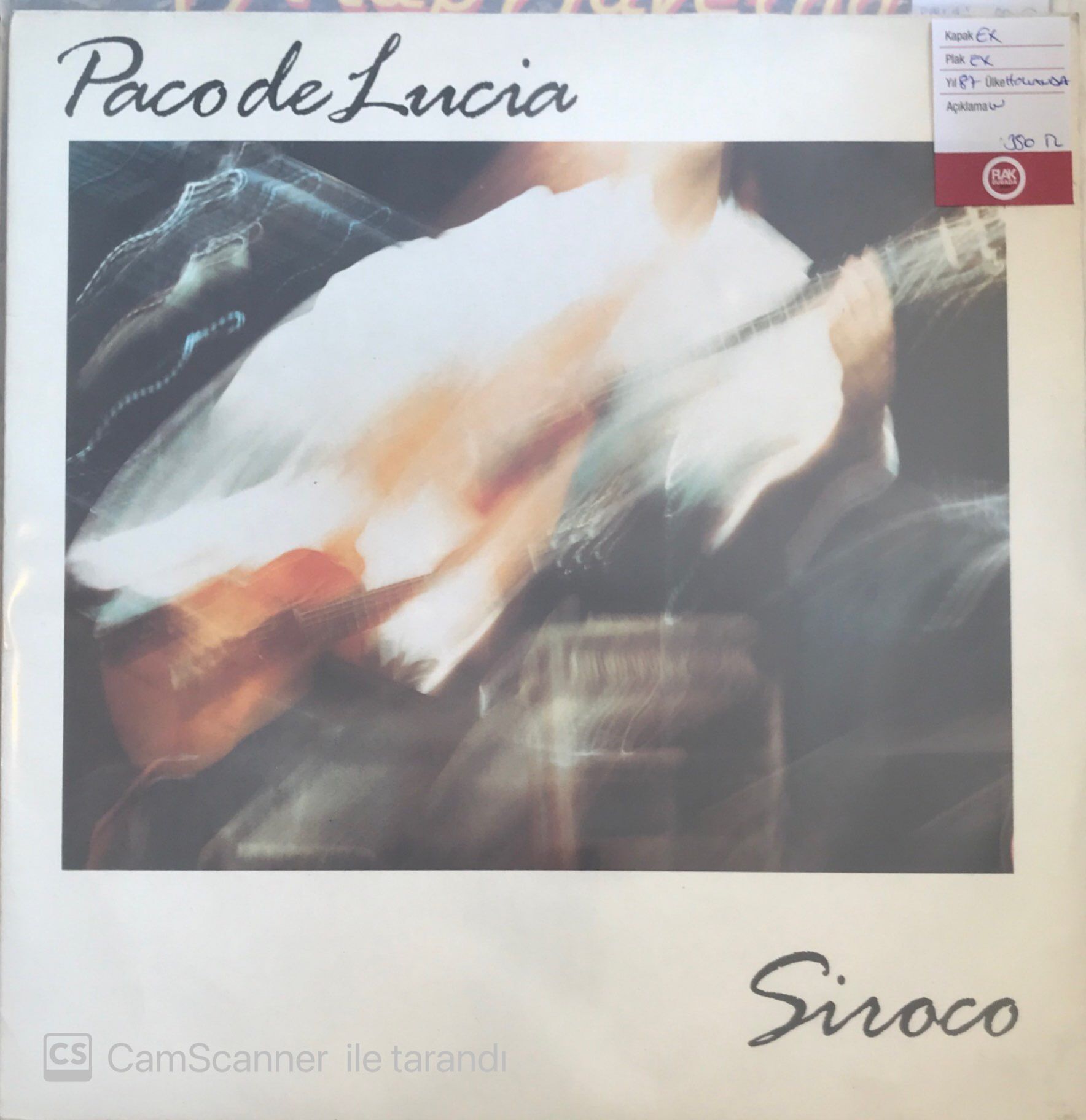 Paco De Lucia - Siroco LP